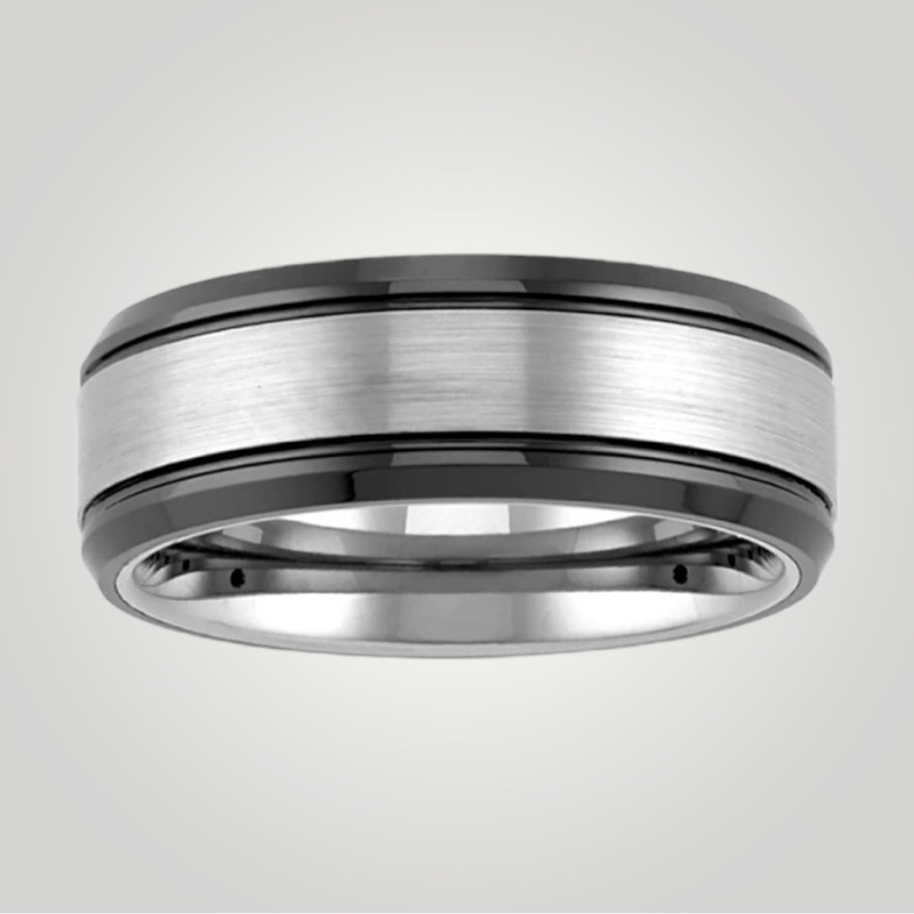 Shane Co. Men’s Titanium Ring (8mm) size 9 Comfort Fit